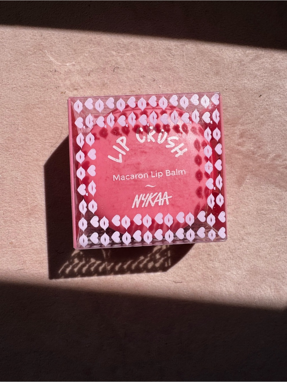 NWT Nykaa Lip Crush Macaron Lip Balm — Strawbery